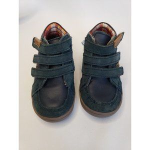 Ferrato Kid's Boy Ankle Boots Children's Shoes Footwear Blue/Brown Size 7.5